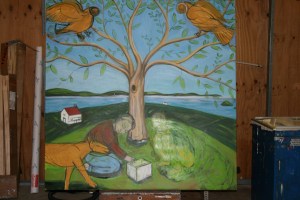 The Secret, work in progress, day five